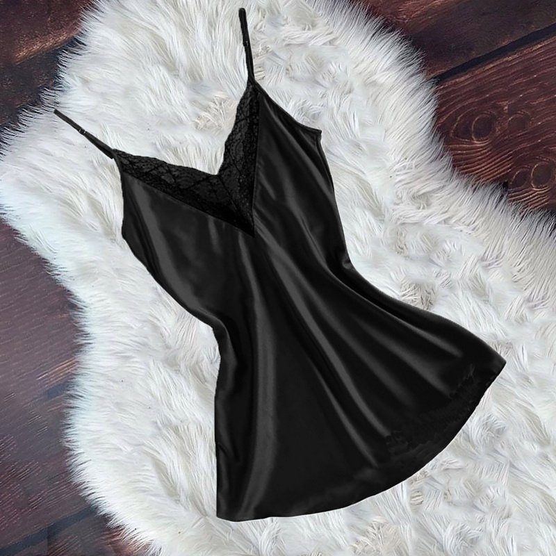 Robe de nuit en Satin pour femmes, vêtements de nuit Sexy, sans manches, à bretelles Spaghetti, pour demoiselle d'honneur, 2021