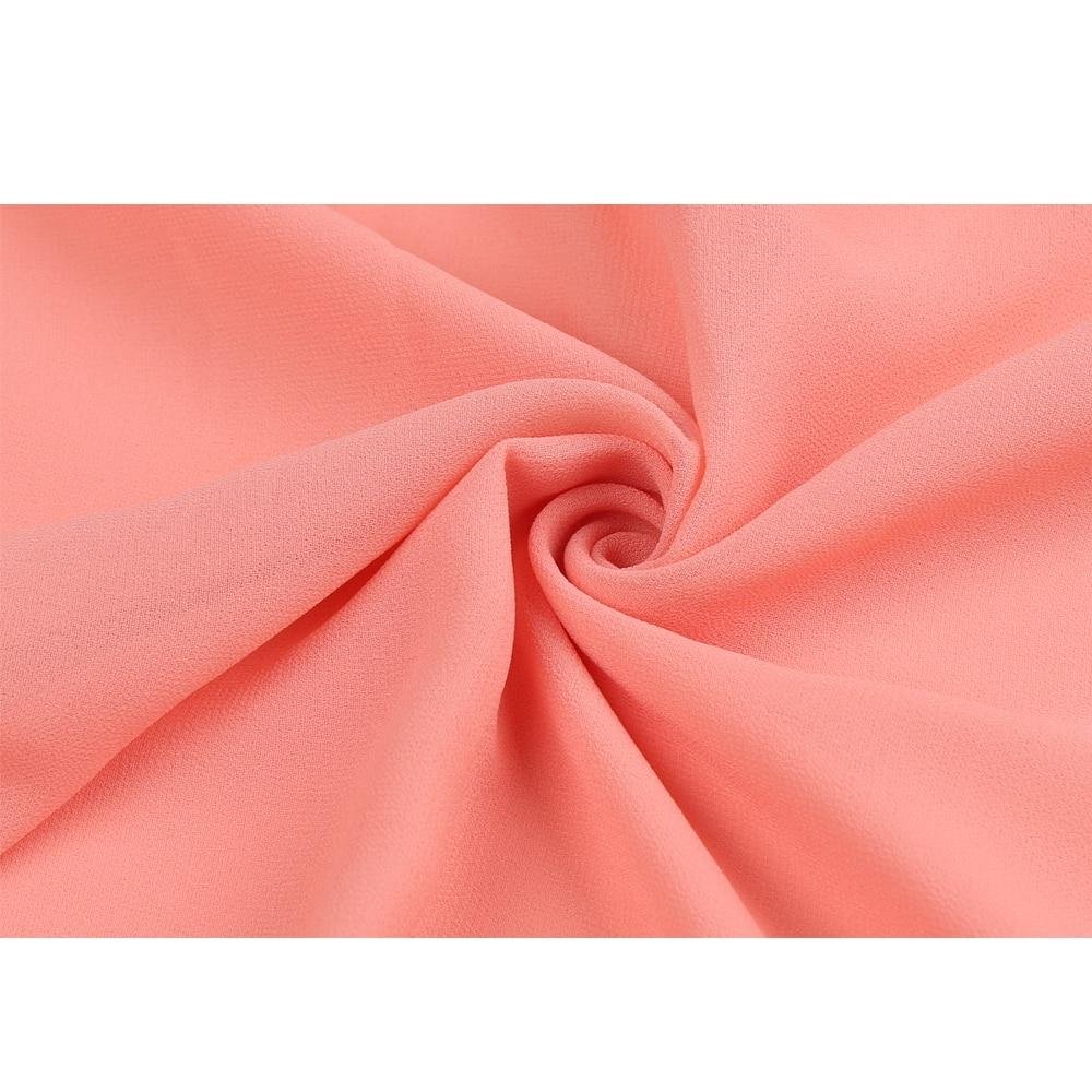 Longue jupe plissée en mousseline de soie, grande taille, élégante, décontractée, AL0166, noir, rose, bleu, vert, pour femmes