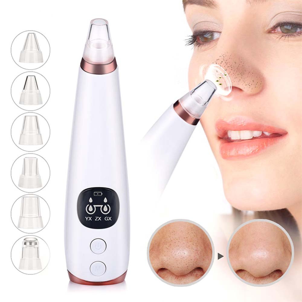 Aspirateur électrique pour points noirs + nettoyeur de peau ultrasonique USB + vaporisateur à vapeur Nano pour le visage, humidificateur + brosse de lavage du visage