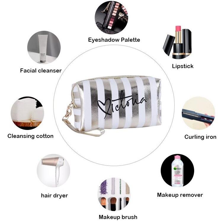 Sacs à cosmétiques étanches Laser, trousse de maquillage pour femmes, pochette en PVC, trousse de toilette de lavage, organisateur de voyage