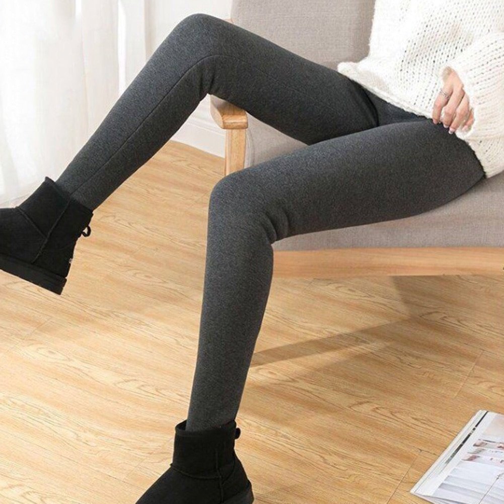 Legging chaud pour femme, pantalon Sexy, extensible, Slim, décontracté, taille haute, thermique, agneau, 2022