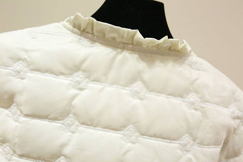 Veste en coton rembourrée pour femme, nouveau, automne hiver, chaud, coréen, élégant, décontracté, ample, léger, couleur unie, Parka, vêtements d'extérieur