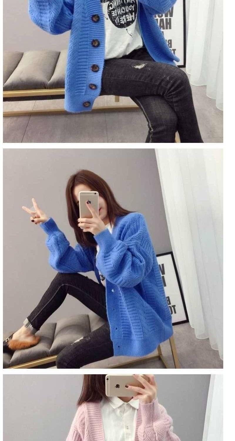 Cardigan tricoté pour femmes, pull ample, mode coréenne, chandail multifonctionnel pour étudiantes, nouvelle collection 2022