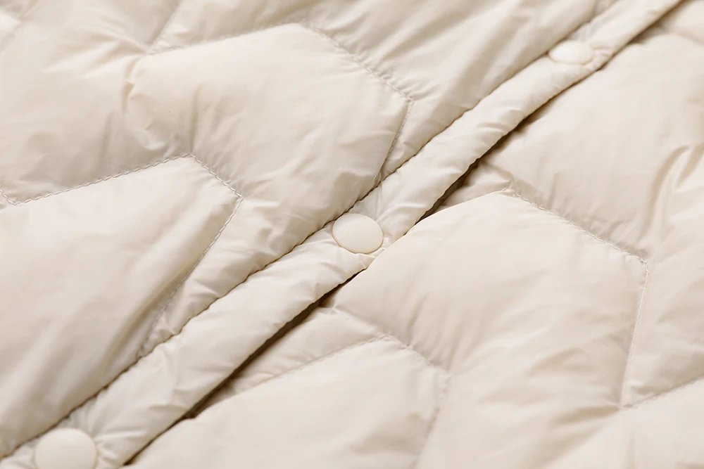 0-10℃ Women Winter Jackets Ultra Light White Duck Down Coat Slim Female Puffer Parkas Windproof Down Coat Long Outerwear